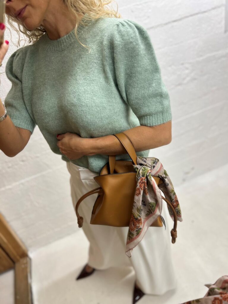 YAS Sanne Knit Pullover Iceberg Green
