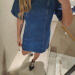 Selected Femme Frie Short Dress Denim