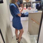 Selected Femme Frie Short Dress Denim
