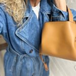 YAS Kalera Long Denim Trenchcoat