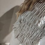 Neo Noir Possa Twin Stripe Smock Blouse