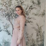 Chokolate Paris Rosette Top Rose