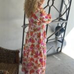 YAS Asina Long Shirt Dress Star White/Emilie