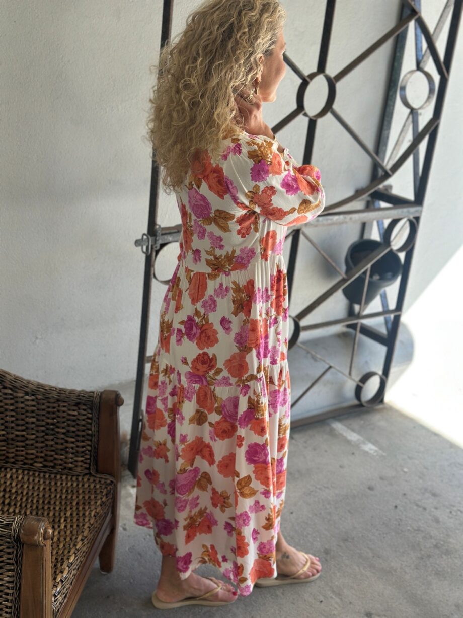 YAS Asina Long Shirt Dress Star White/Emilie