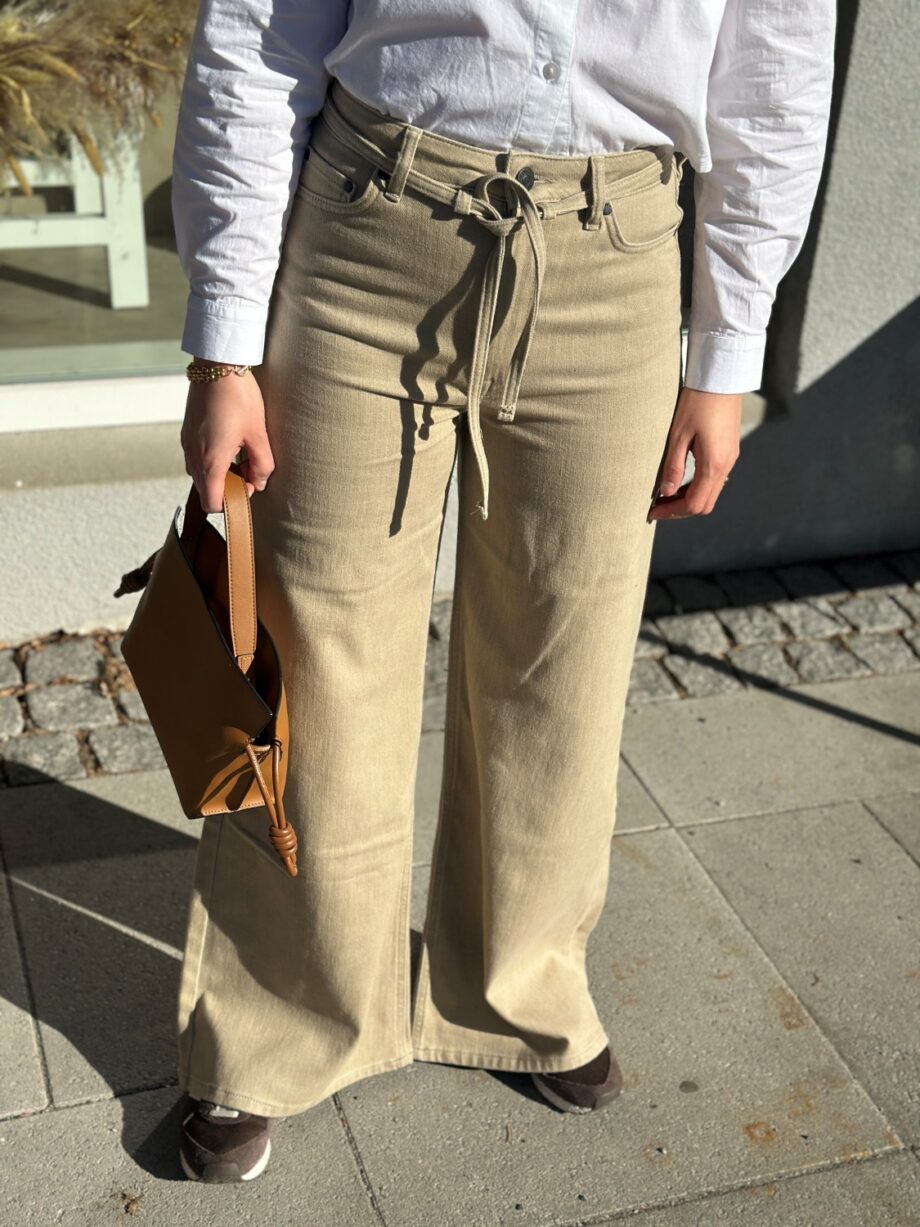Tomorrow Denim Arizona Beltet Jeans Khaki 32"