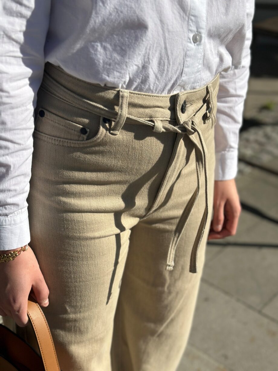 Tomorrow Denim Arizona Beltet Jeans Khaki 32"