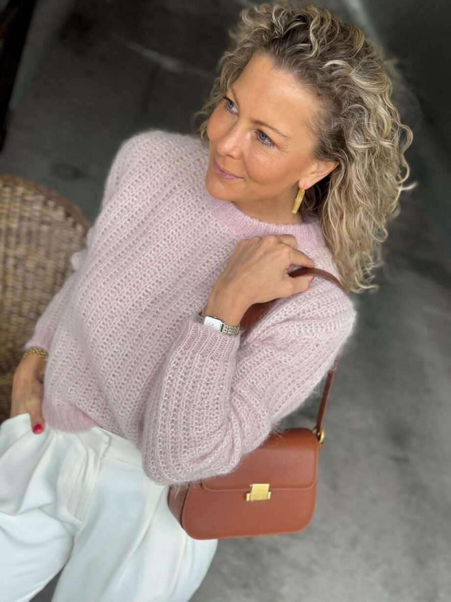 Arnie Says Lane Brioche Pink/Ecru