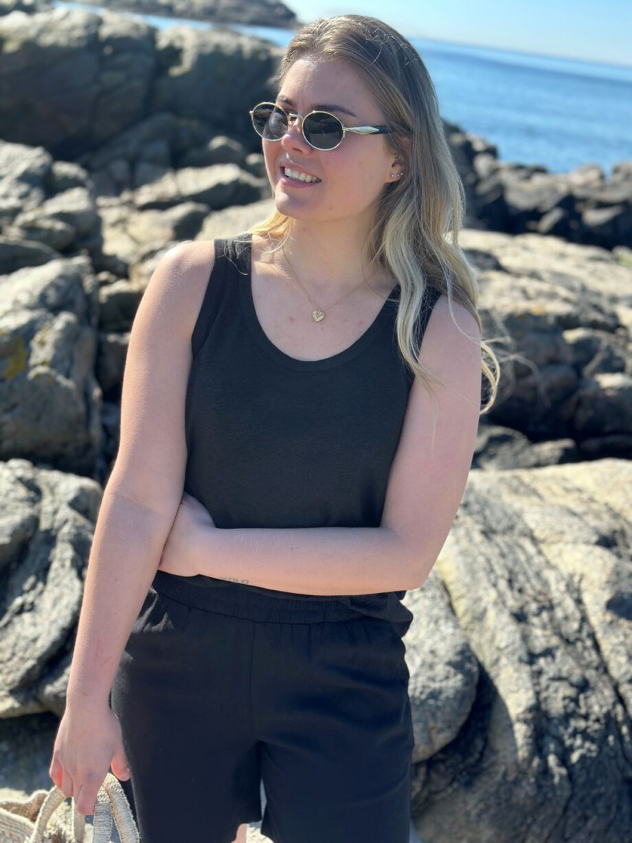 My Essential Wardrobe Lara Top Black