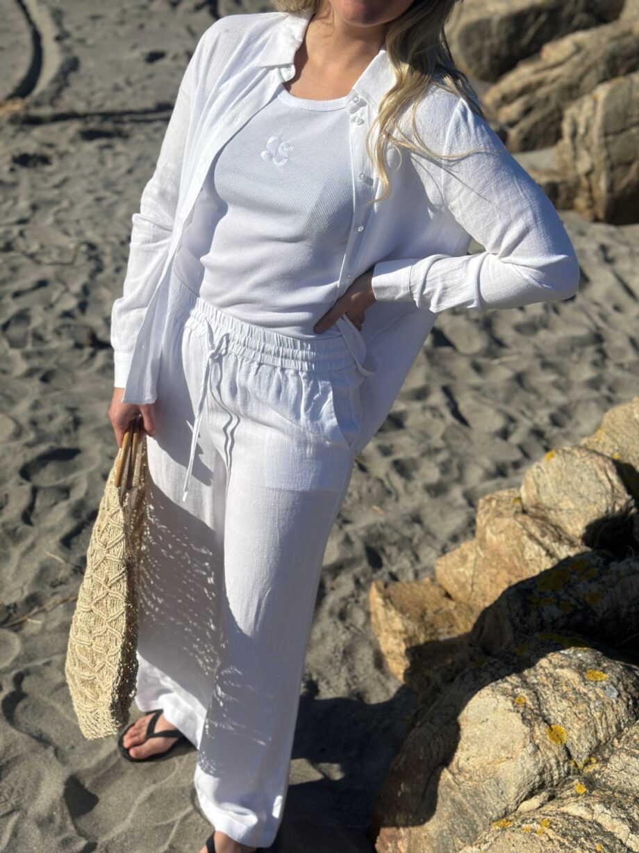 Selected Femme Viva Shirt Snow White