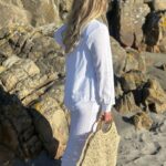 Selected Femme Viva-Gulia Linen Pant Snow White
