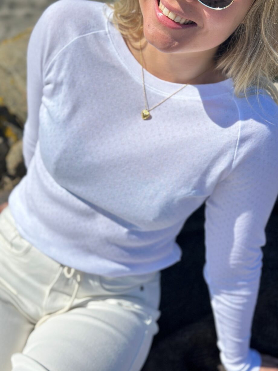 Basic Apparel Arense LS Tee White