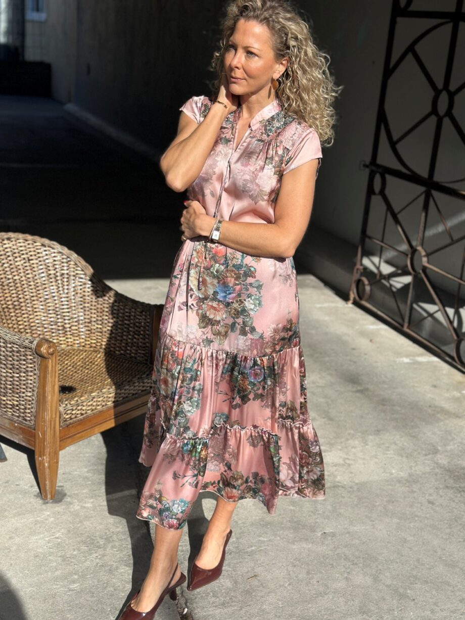 Karmamia Nola Dress Daisy Pink