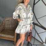 Scarlett Poppies Fiucci Short Dress Vanilla
