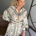 Scarlett Poppies Flora Mora Short Dress Vanilla