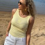 My Essential Wardrobe Mandy Top Double Cream Farsund
