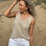 My Essential Wardrobe Lisa Top Oatmeal Melange
