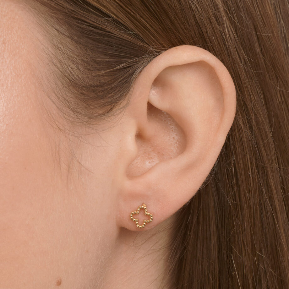 Timi of Sweden Irma Clover Stud Earrings