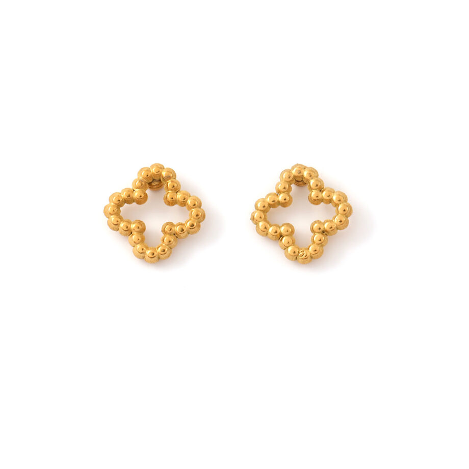 Timi of Sweden Irma Clover Stud Earrings