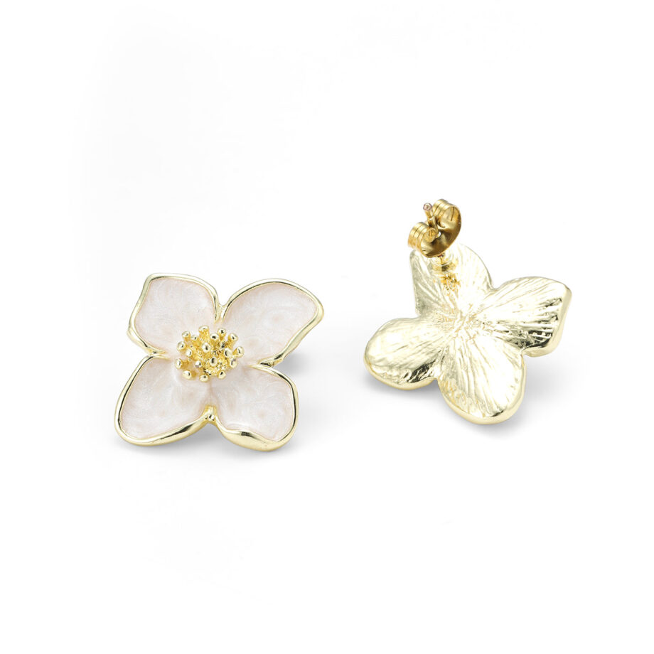 Timi of Sweden Alora Flower Stud Earrings