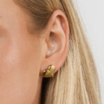 Timi of Sweden Suvy Ribbed Heart Stud