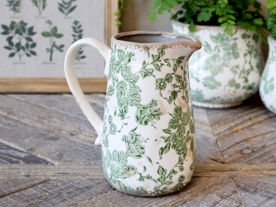 Chic Antique Melun Mugge Fransk Motiv Grønn