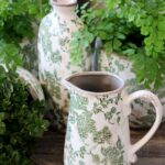 Chic Antique Melun Mugge Fransk Motiv Grønn
