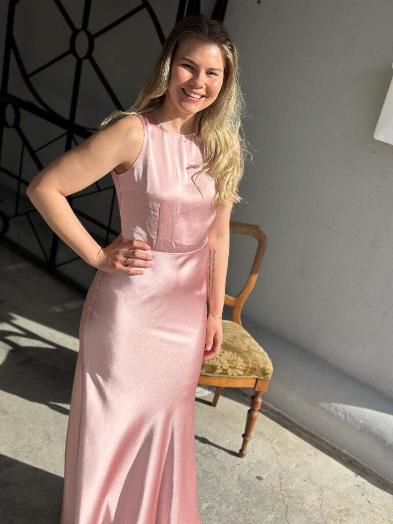 Kjole til sommerbryllup -Ravn Ravn Rome Dress Pale Mauve