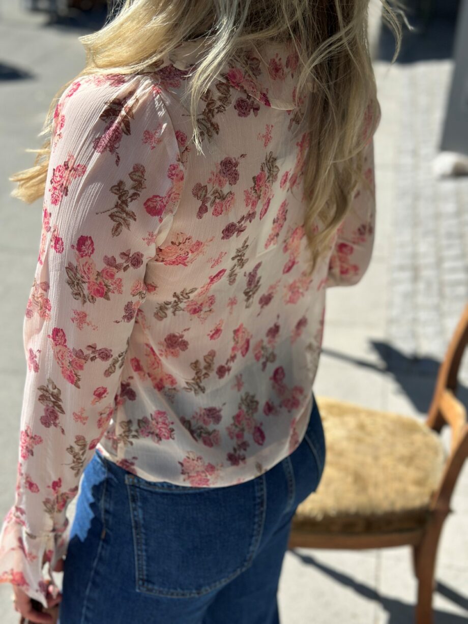 Neo Noir Anika Marigold Print Blouse