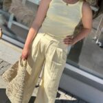 My Essential Wardrobe Gilda Pant Cream Farsund