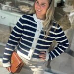 Urban Pioneers Valentine Cardigan Navy Farsund