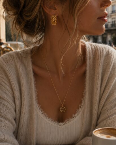Made by Stella Jewellery Golden Cascade Earrings | Gullbelagte øredobber