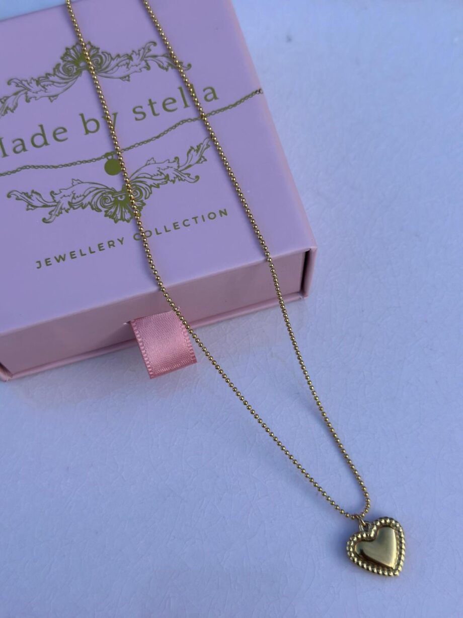 MadebyStella Golden Heartbeat Necklace