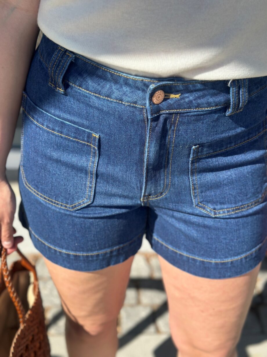 YAS Nema Denim Shorts