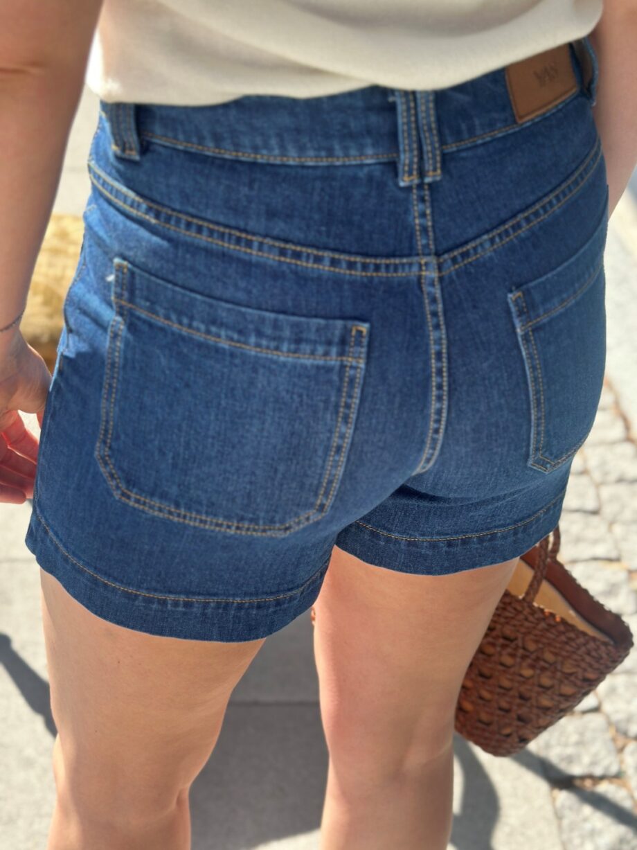 YAS Nema Denim Shorts
