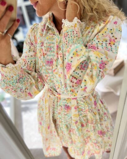 YAS Mellia Embroidered Dress
