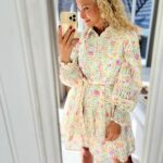 YAS Mellia Embroidered Dress