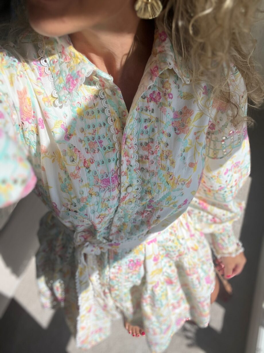 YAS Mellia Embroidered Dress