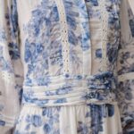 Neo Noir Roberta Flower Flow Dress