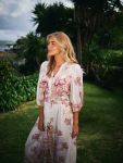 Neo Noir Stellar Artist Paisley Dress