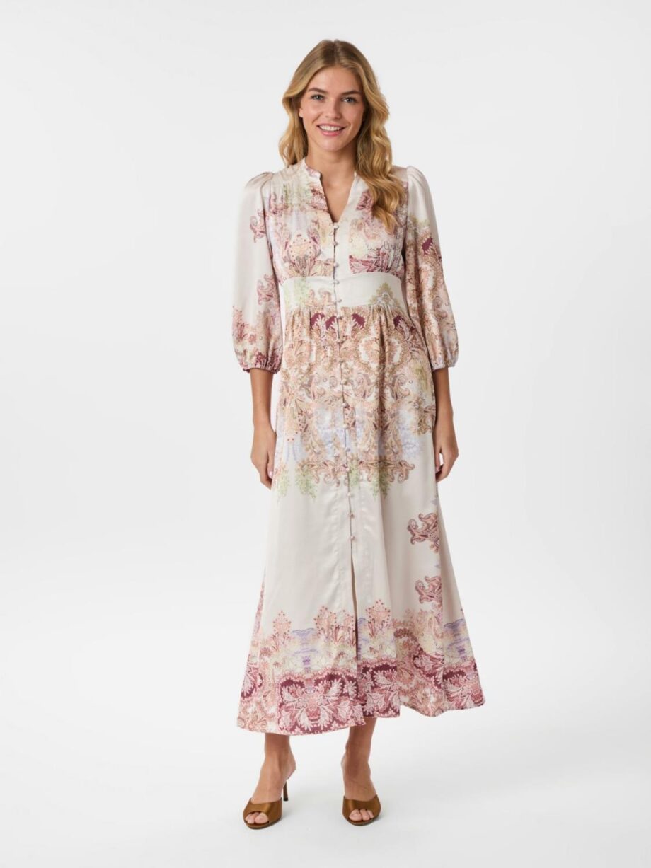 Neo Noir Stellar Artist Paisley Dress