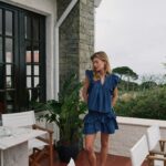 Neo Noir Carin Denim Skirt