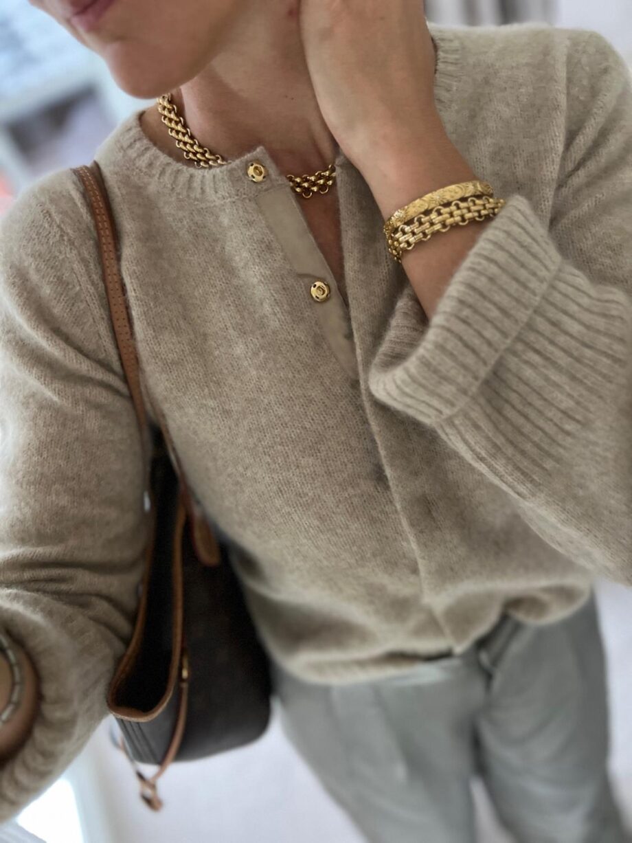 Six Ames Cardigan Raccon Duna