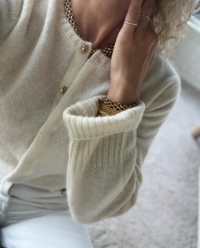Six Ames Dune Cardigan Off White