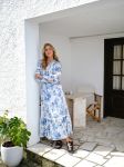 Neo Noir Columbia Flower Flow Dress