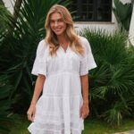 Neo Noir Milene Voile Dress White