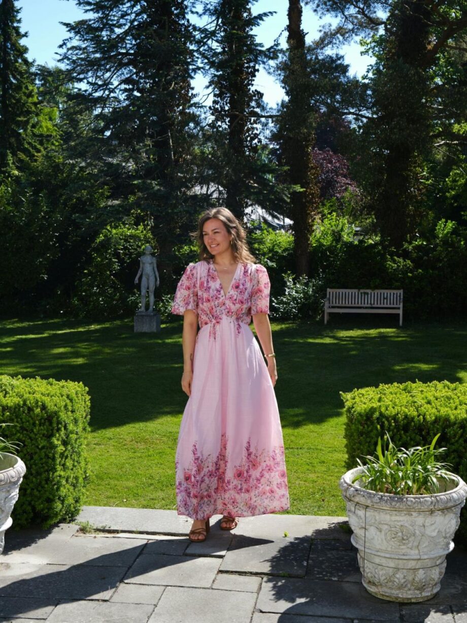 Neo Noir Serna Flower Dress