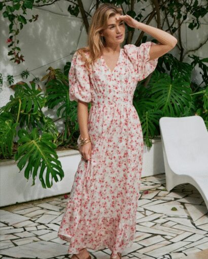 Neo Noir Rilana Pretty Flower Dress