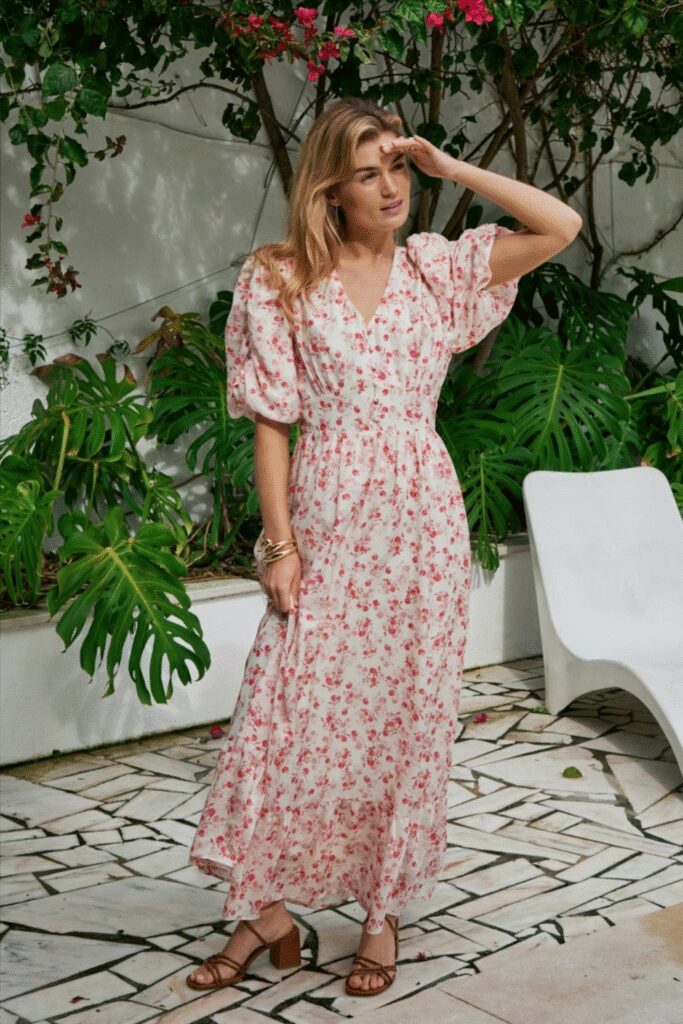 Neo Noir Rilana Pretty Flower Dress