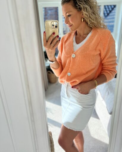 BYIC Vicky Cardigan Orange