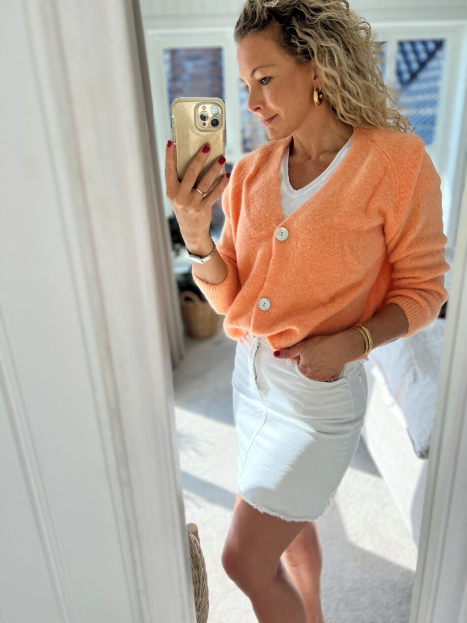 BYIC Vicky Cardigan Orange